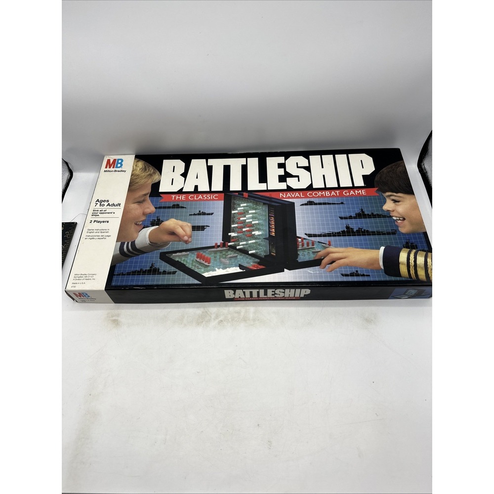 Battleship‎ Game by Milton Bradley Complete in Great Condition 1990 Vintage